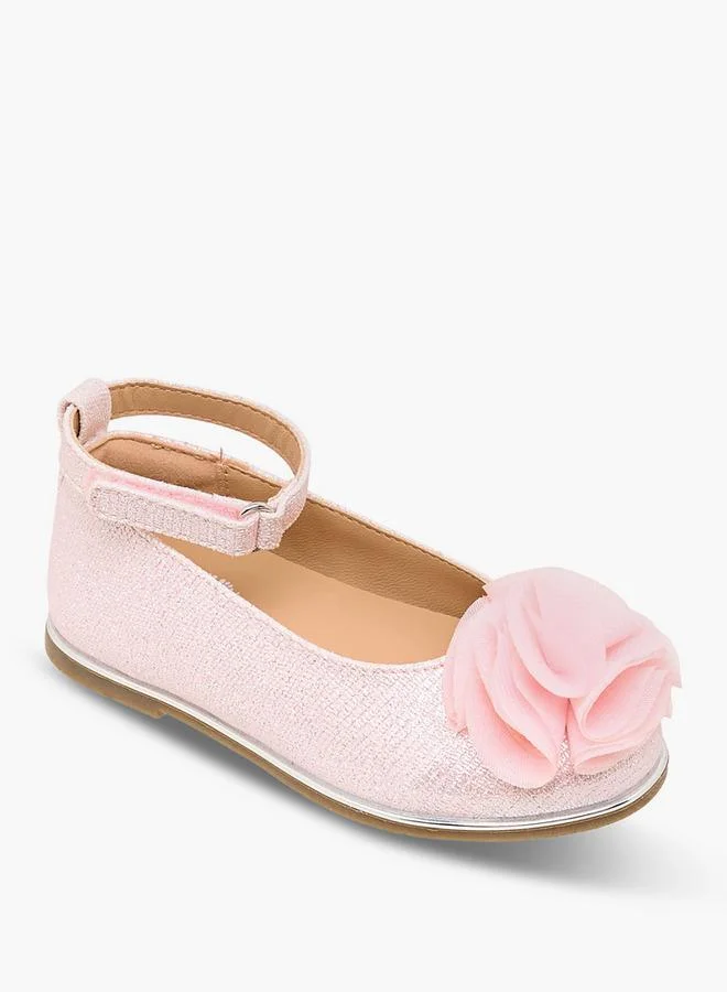 بيرفيت حذاء ماري جين بناتي بزخارف زهور مجموعة رمضان